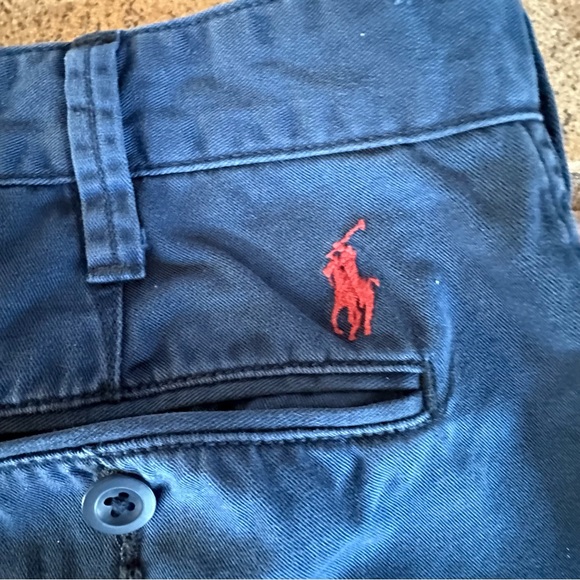 🎉HP🎊Polo Ralph Lauren Men’s Navy Blue Relaxed Fit Shorts Size 32 - Picture 4 of 9